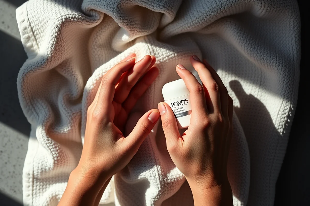 ponds dry skin cream — Ponds Dry Skin Cream (the finished result)